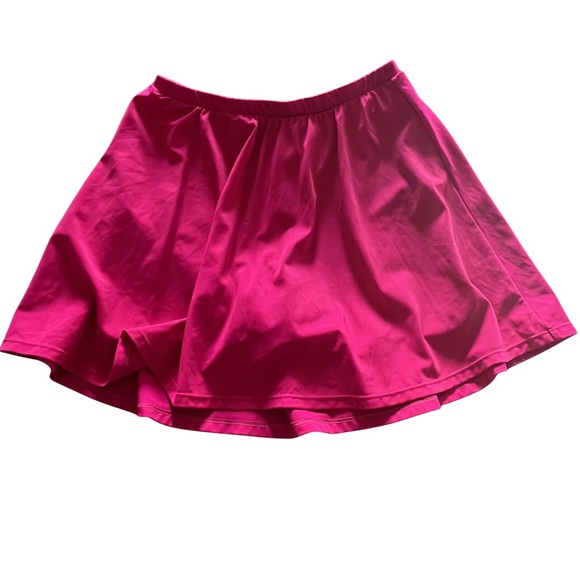 Torrid Pants - Torrid 00 Hot Pink Flared Skort with pockets on side of shorts